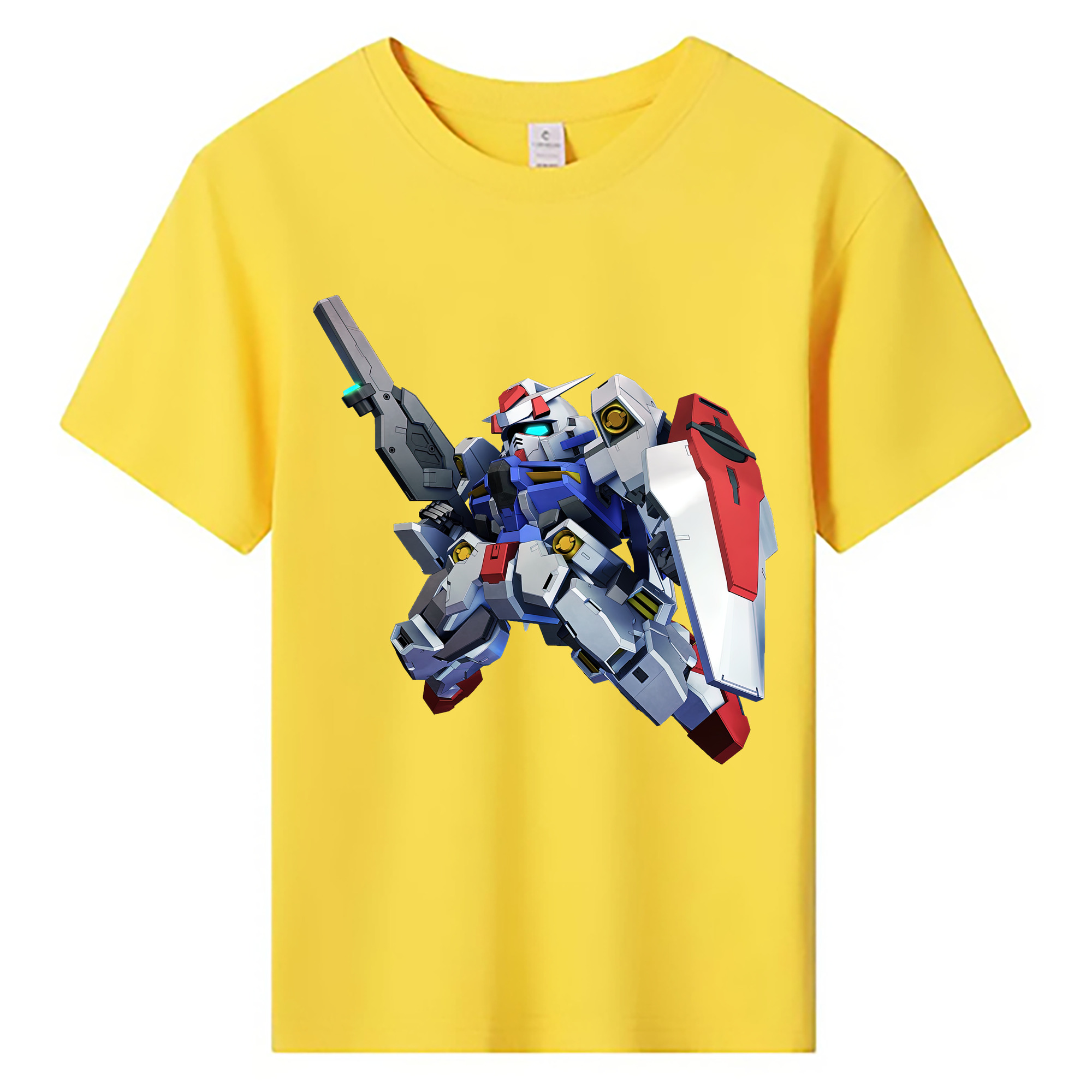 （画像用） 機動戦士ガンダム Mobile Suit Gundam 綿100％キッズTシャツ（フロントプリント）