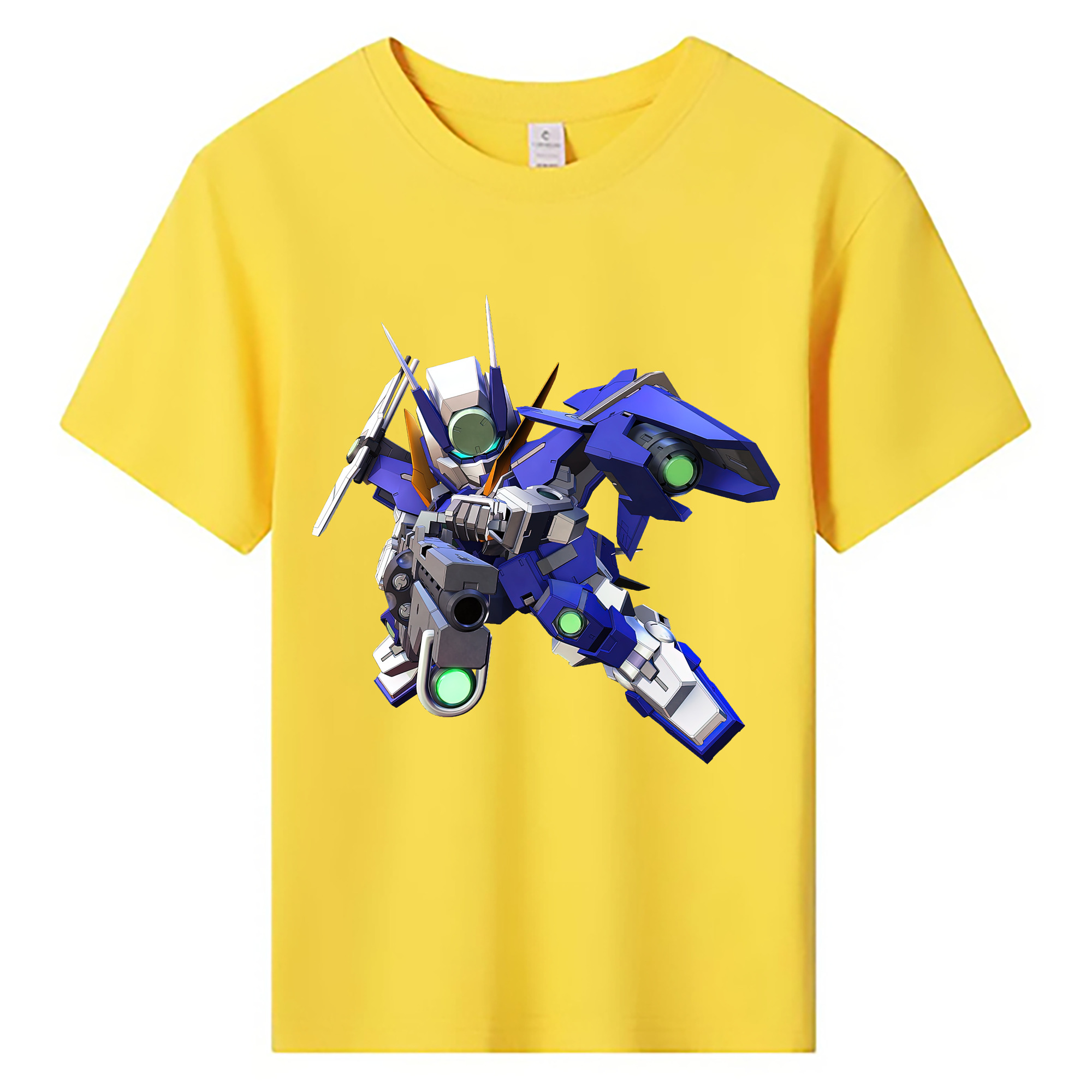 （画像用） 機動戦士ガンダム Mobile Suit Gundam 綿100％キッズTシャツ（フロントプリント）