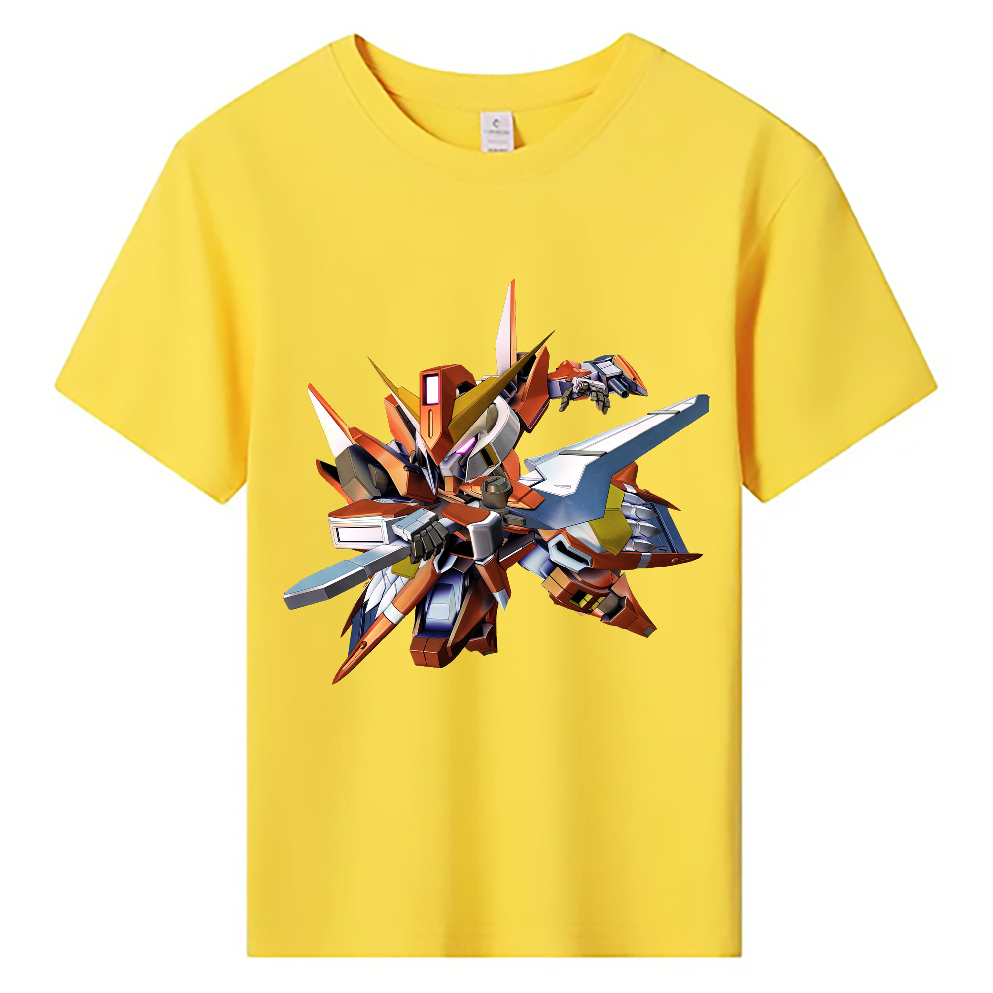 （画像用） 機動戦士ガンダム Mobile Suit Gundam 綿100％キッズTシャツ（フロントプリント）