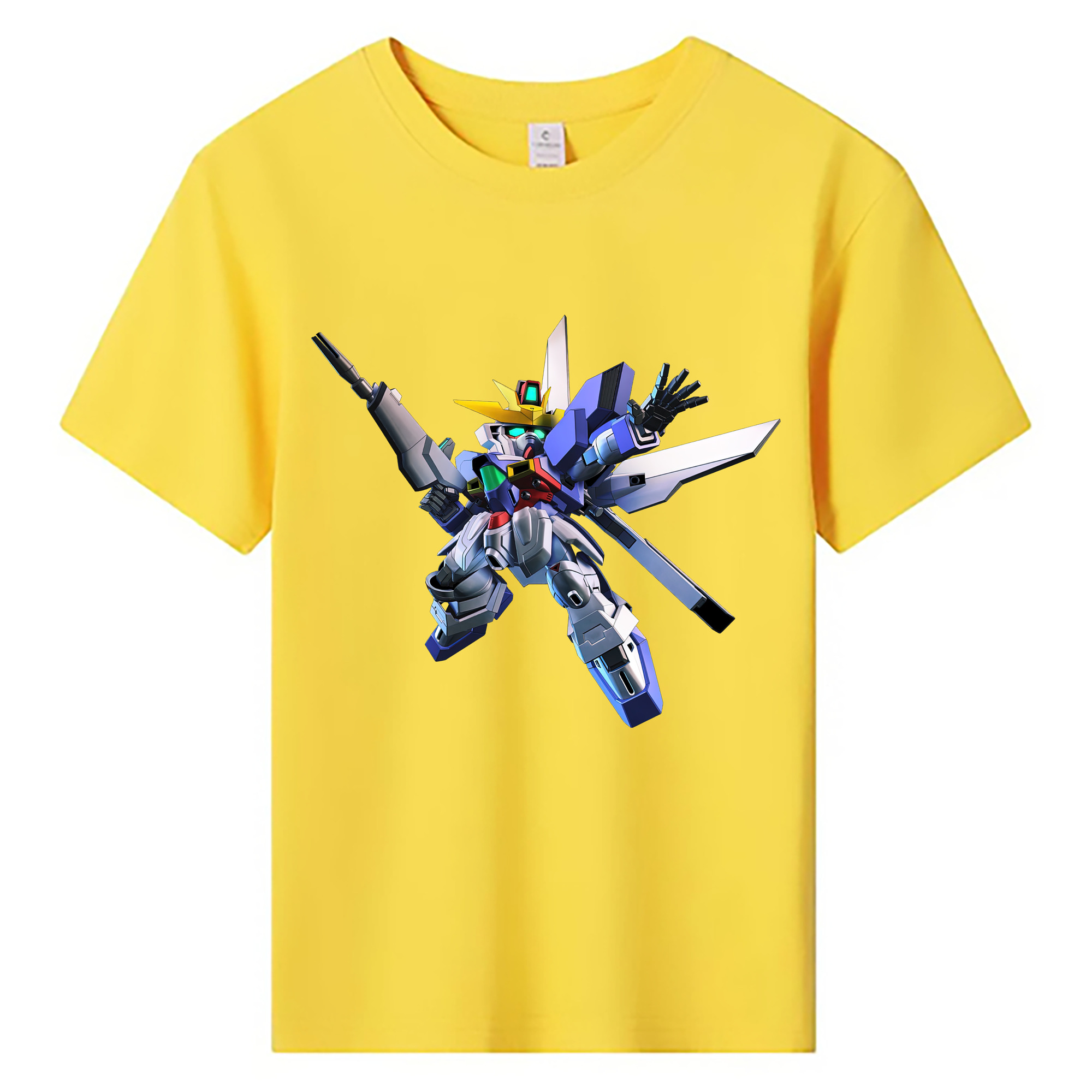 （画像用） 機動戦士ガンダム Mobile Suit Gundam 綿100％キッズTシャツ（フロントプリント）