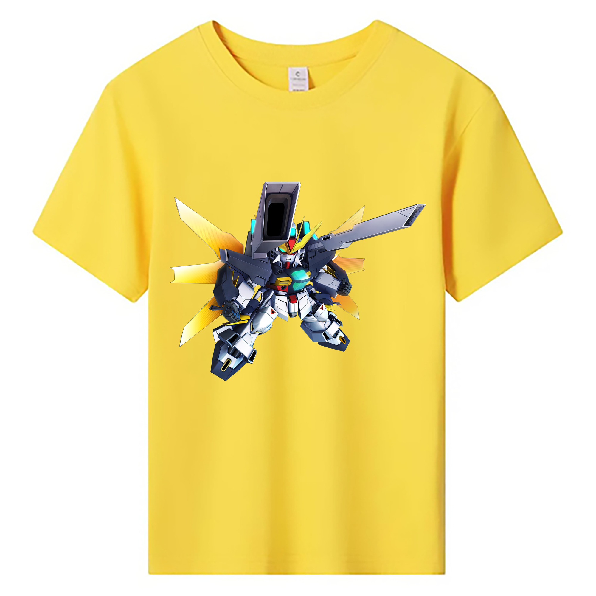 （画像用） 機動戦士ガンダム Mobile Suit Gundam 綿100％キッズTシャツ（フロントプリント）