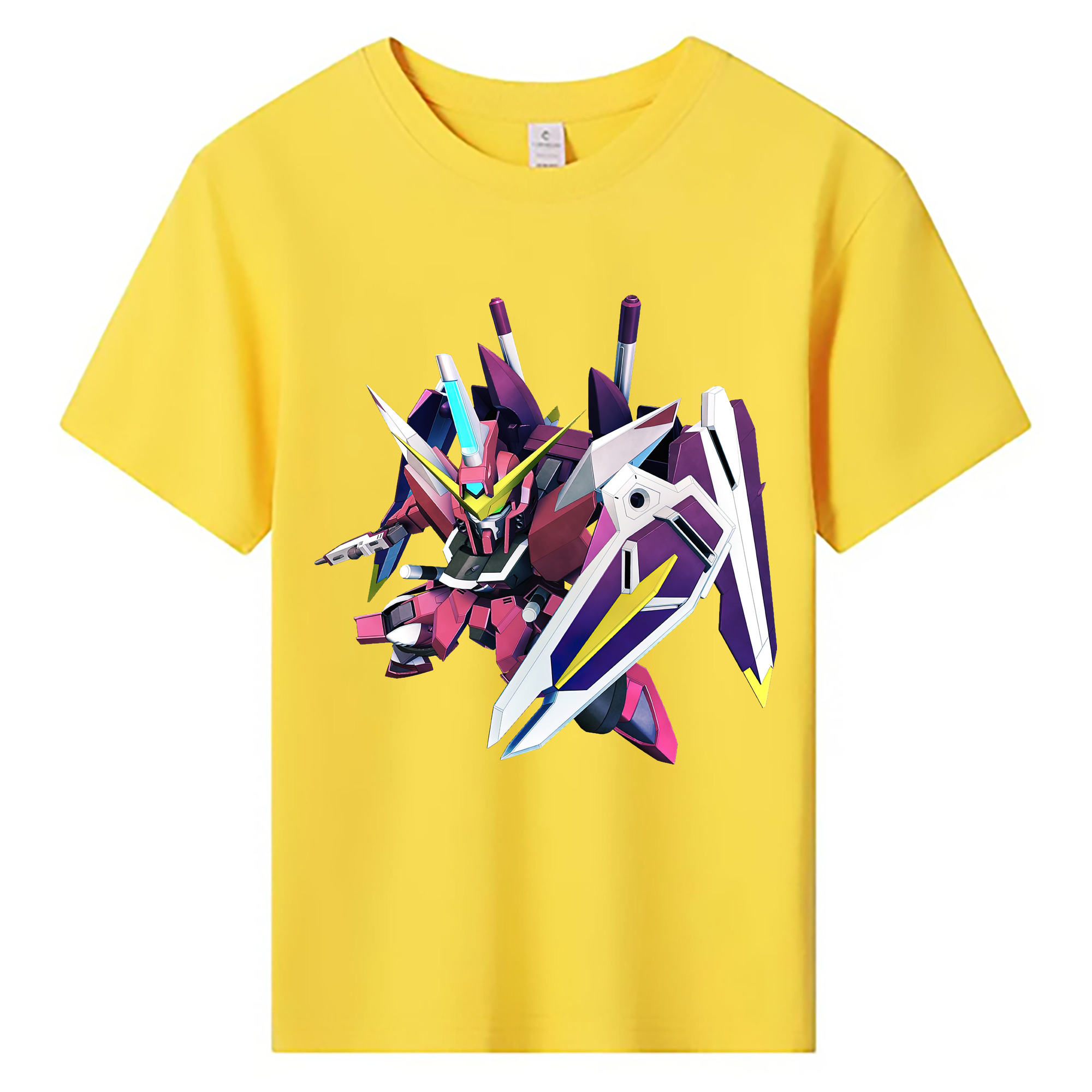 （画像用） 機動戦士ガンダム Mobile Suit Gundam 綿100％キッズTシャツ（フロントプリント）