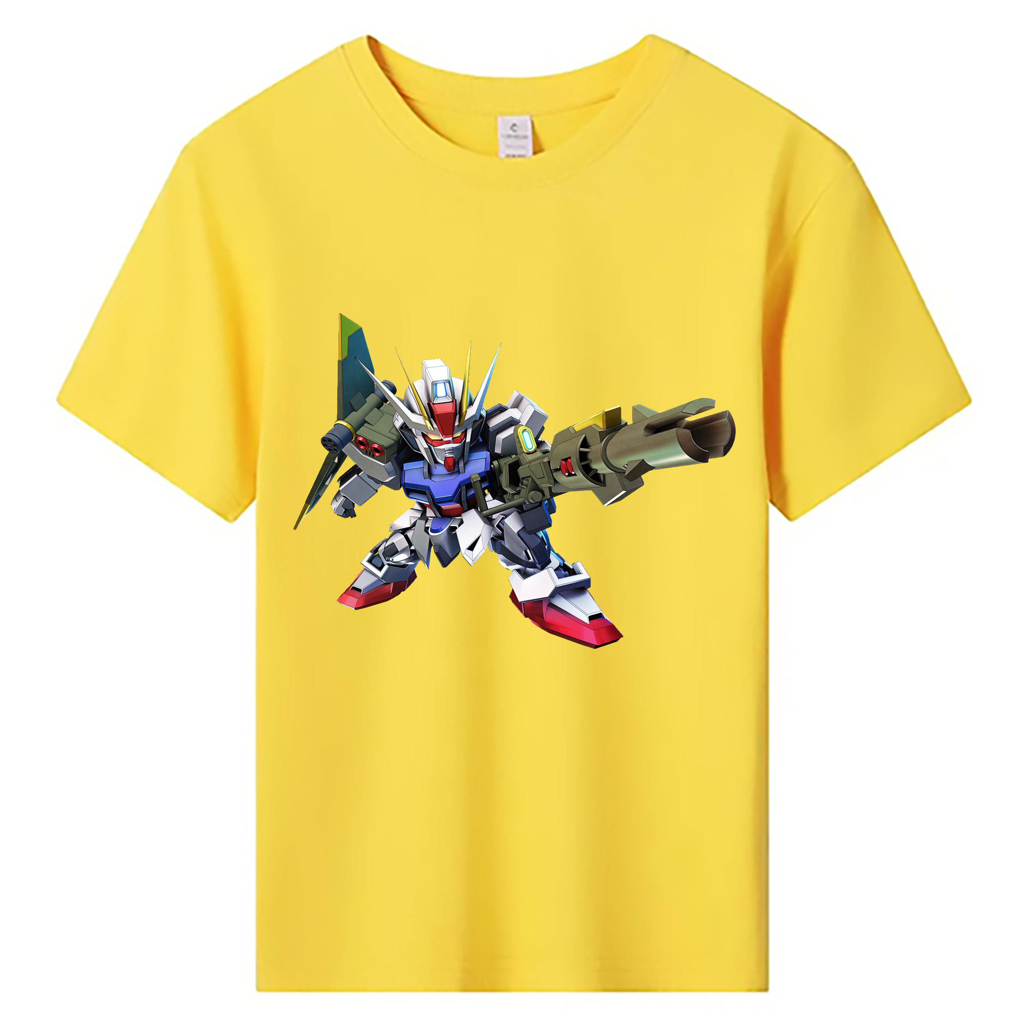 （画像用） 機動戦士ガンダム Mobile Suit Gundam 綿100％キッズTシャツ（フロントプリント）