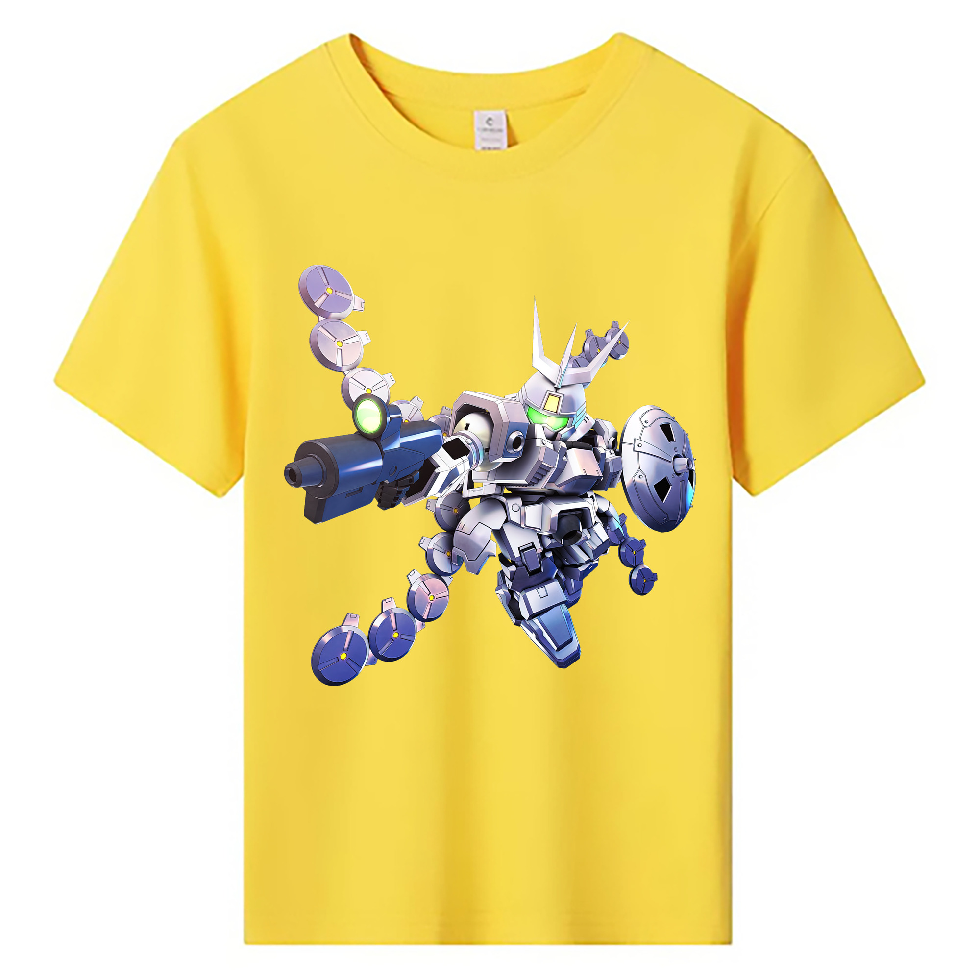 （画像用） 機動戦士ガンダム Mobile Suit Gundam 綿100％キッズTシャツ（フロントプリント）