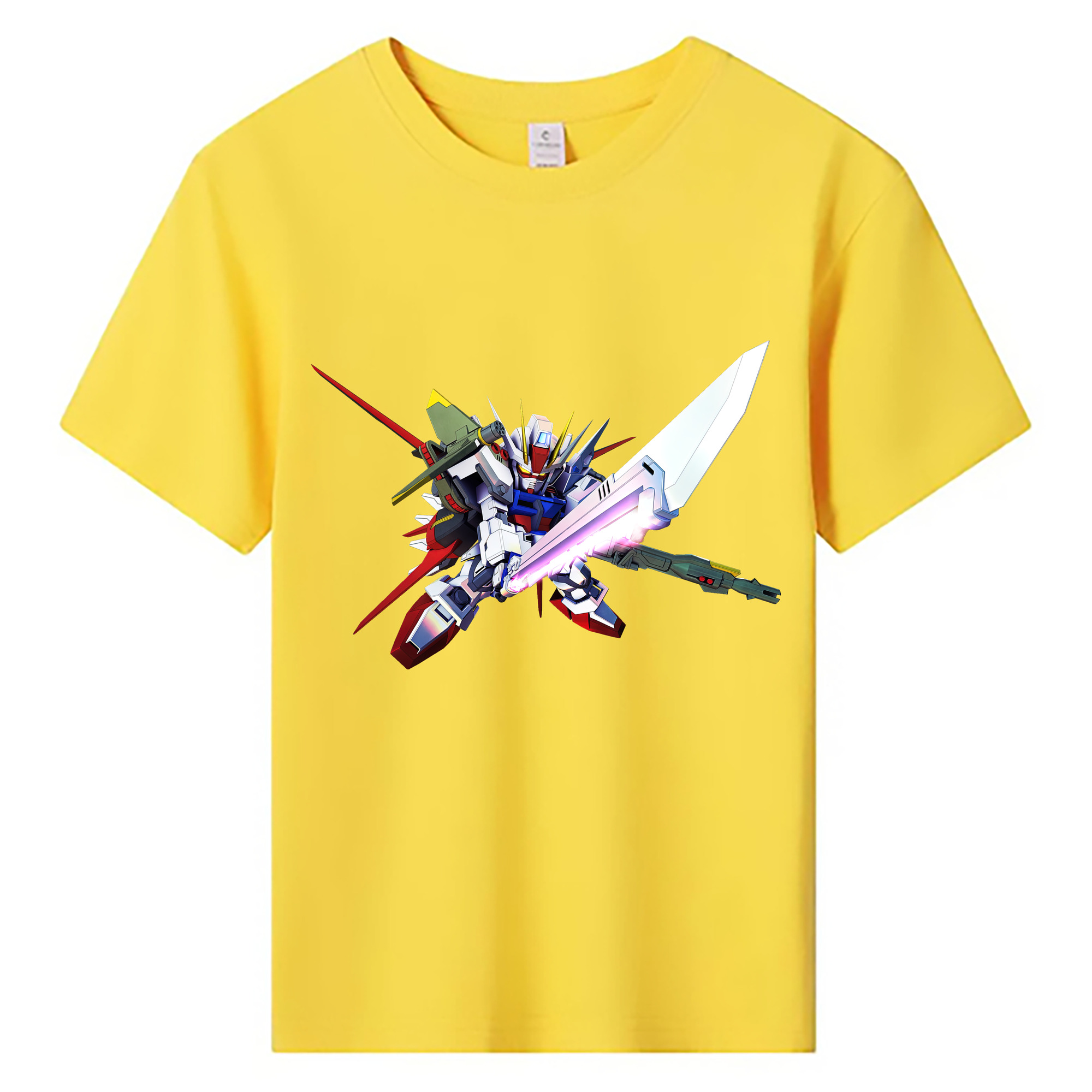 （画像用） 機動戦士ガンダム Mobile Suit Gundam 綿100％キッズTシャツ（フロントプリント）