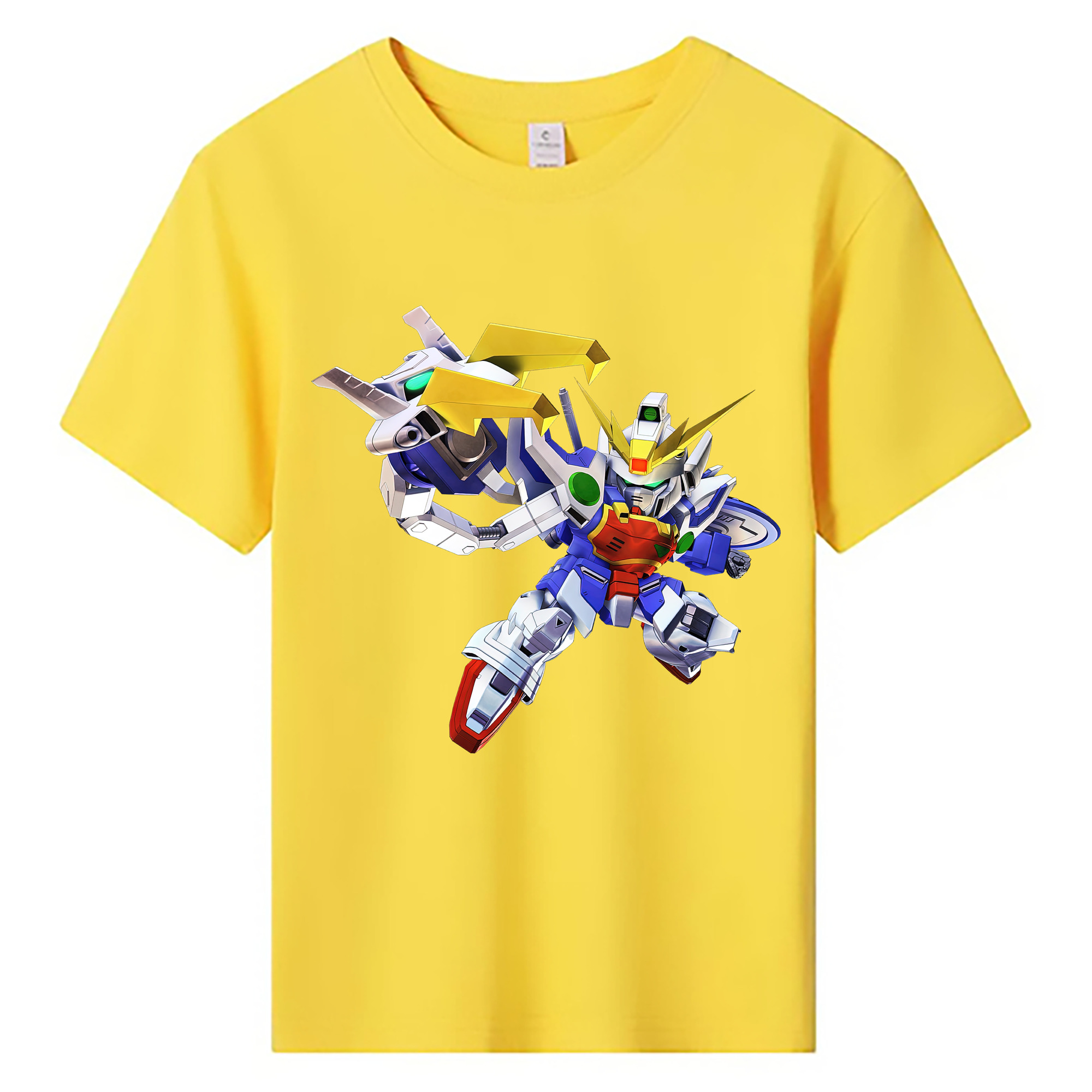 （画像用） 機動戦士ガンダム Mobile Suit Gundam 綿100％キッズTシャツ（フロントプリント）