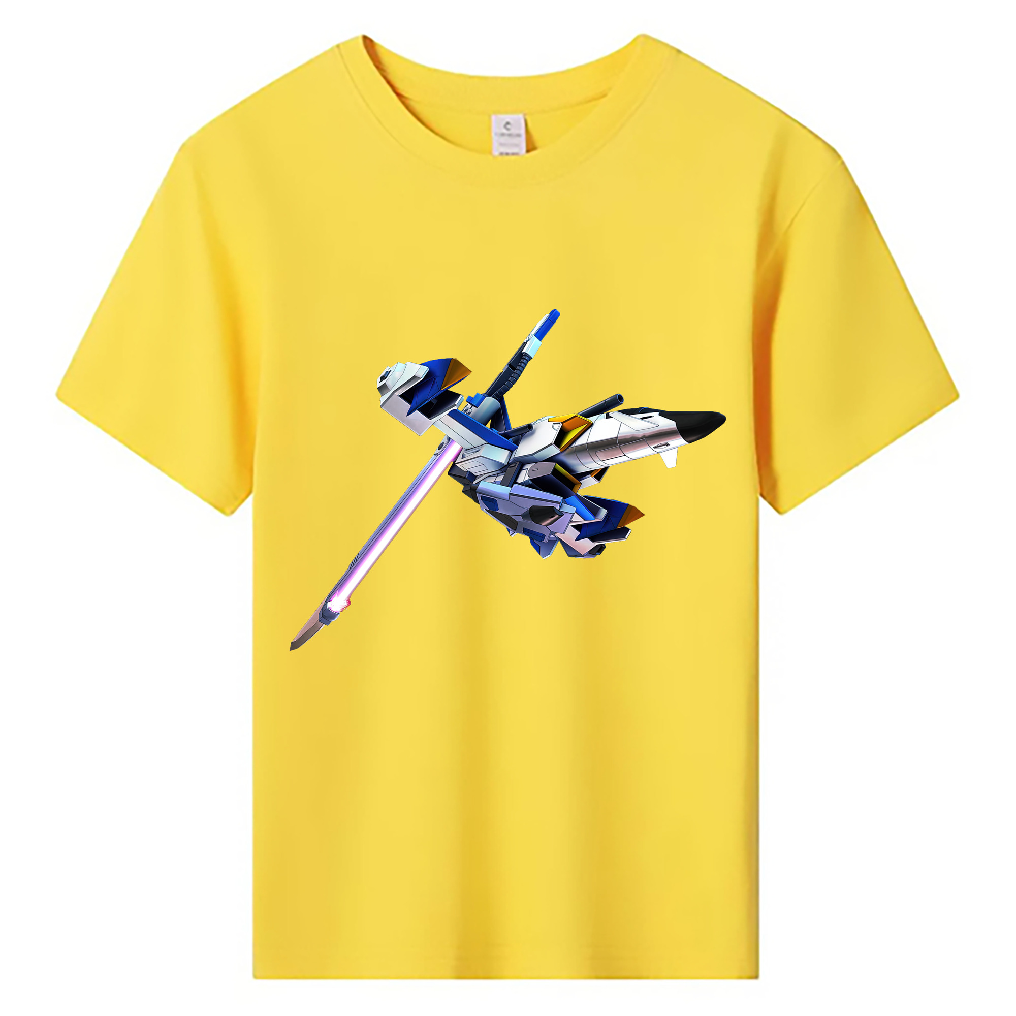 （画像用） 機動戦士ガンダム Mobile Suit Gundam 綿100％キッズTシャツ（フロントプリント）