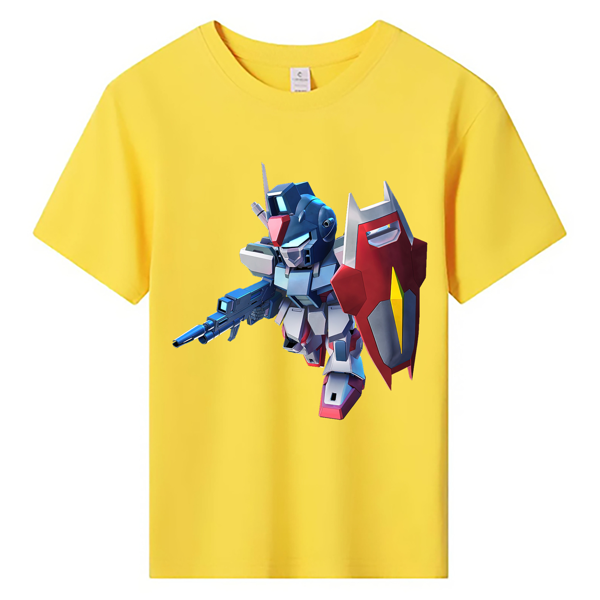 （画像用） 機動戦士ガンダム Mobile Suit Gundam 綿100％キッズTシャツ（フロントプリント）
