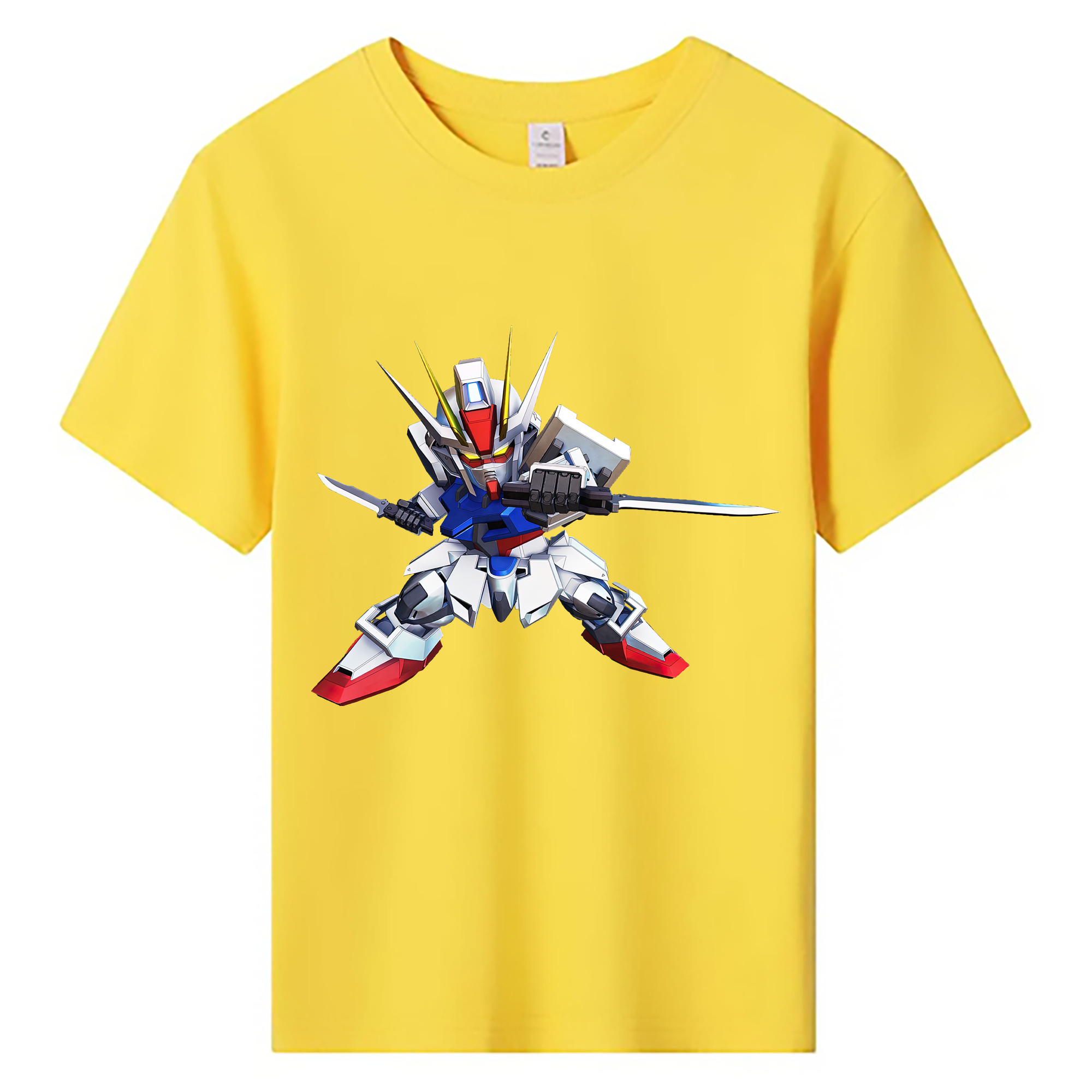 （画像用） 機動戦士ガンダム Mobile Suit Gundam 綿100％キッズTシャツ（フロントプリント）