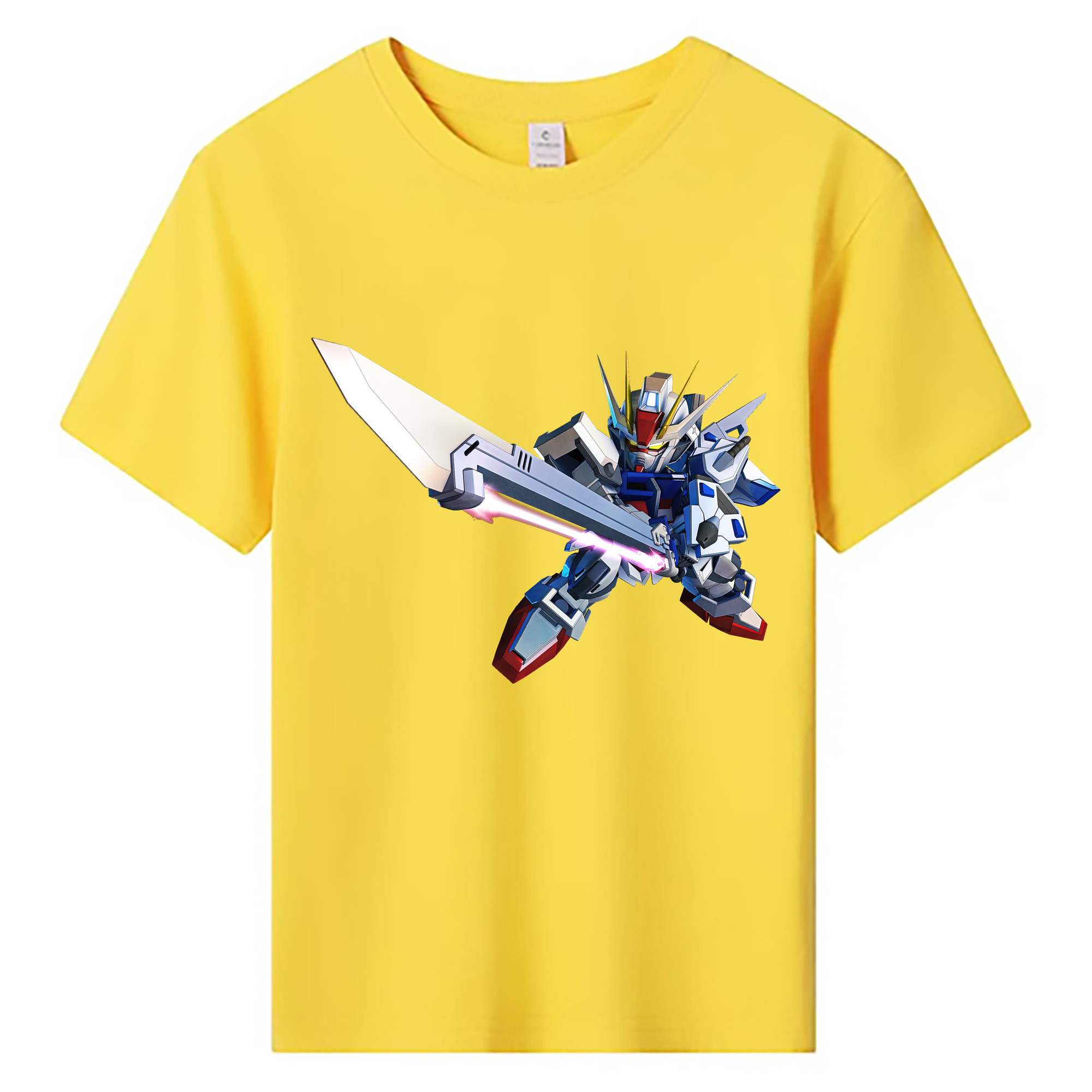（画像用） 機動戦士ガンダム Mobile Suit Gundam 綿100％キッズTシャツ（フロントプリント）