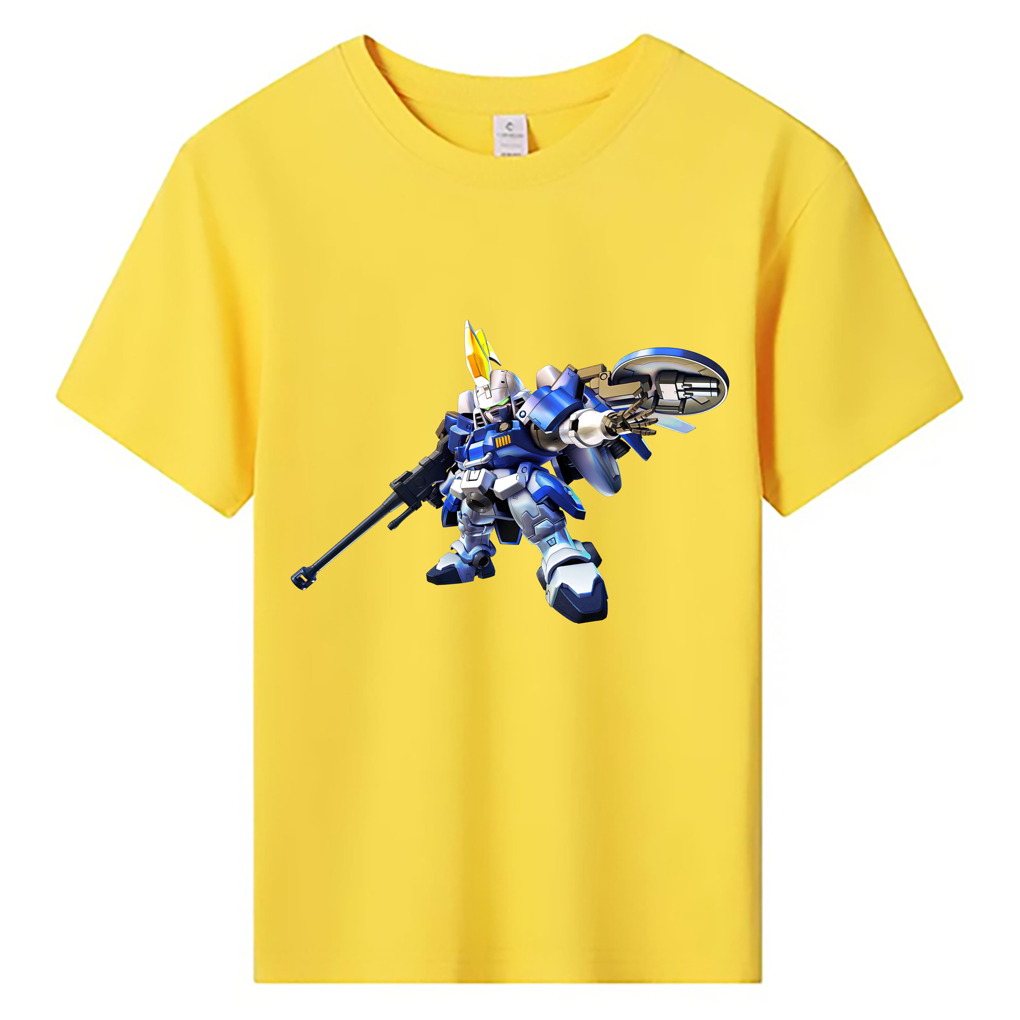 （画像用） 機動戦士ガンダム Mobile Suit Gundam 綿100％キッズTシャツ（フロントプリント）