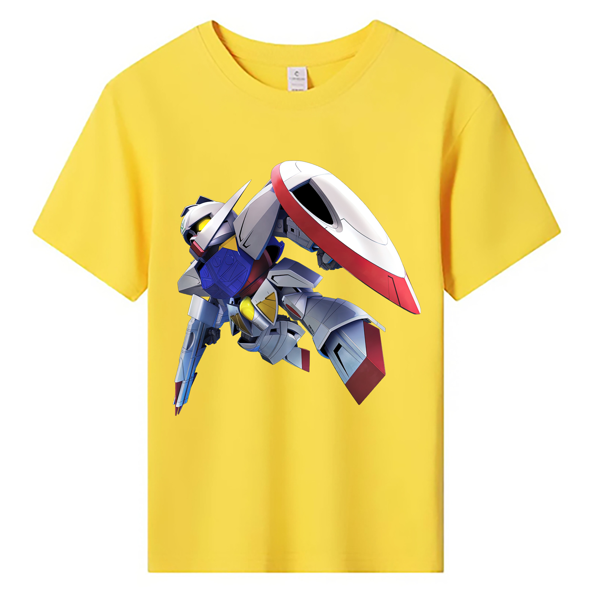 （画像用） 機動戦士ガンダム Mobile Suit Gundam 綿100％キッズTシャツ（フロントプリント）