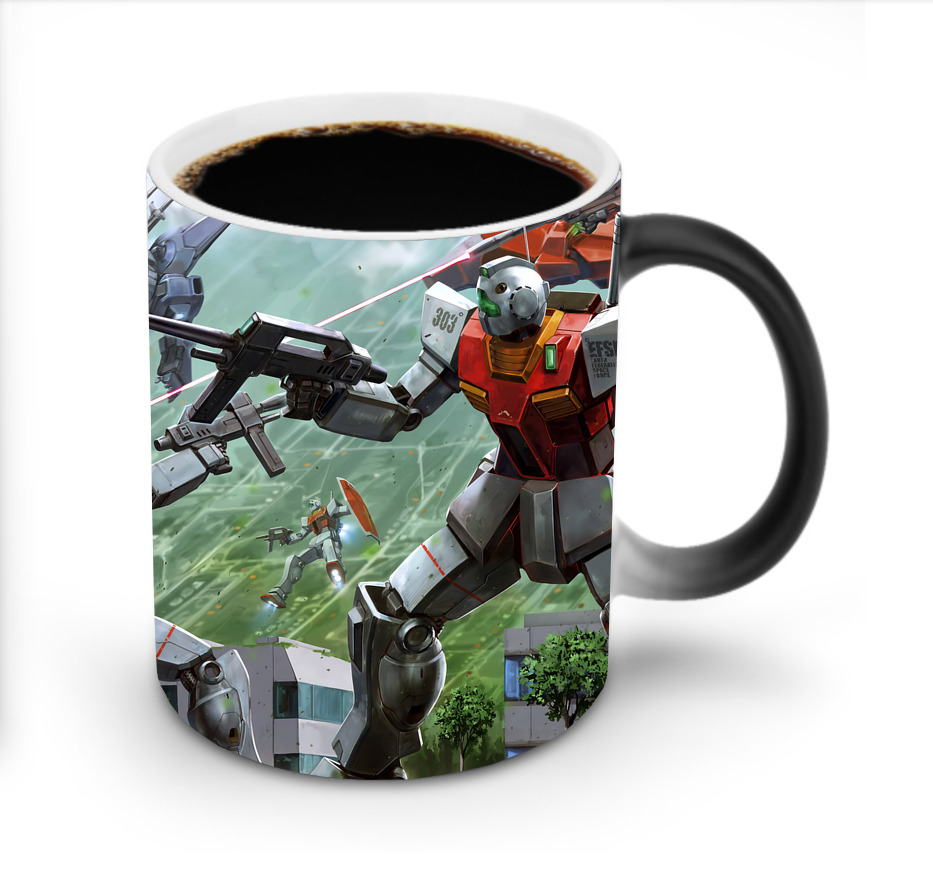 （画像用） 機動戦士ガンダム Mobile Suit Gundam 温度変色マグカップ