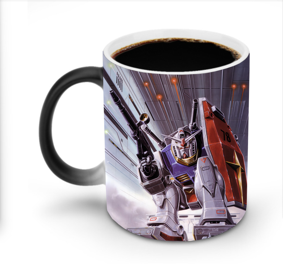 （画像用） 機動戦士ガンダム Mobile Suit Gundam 温度変色マグカップ