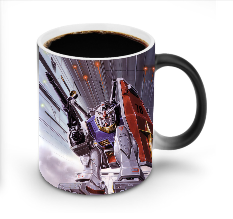 （画像用） 機動戦士ガンダム Mobile Suit Gundam 温度変色マグカップ