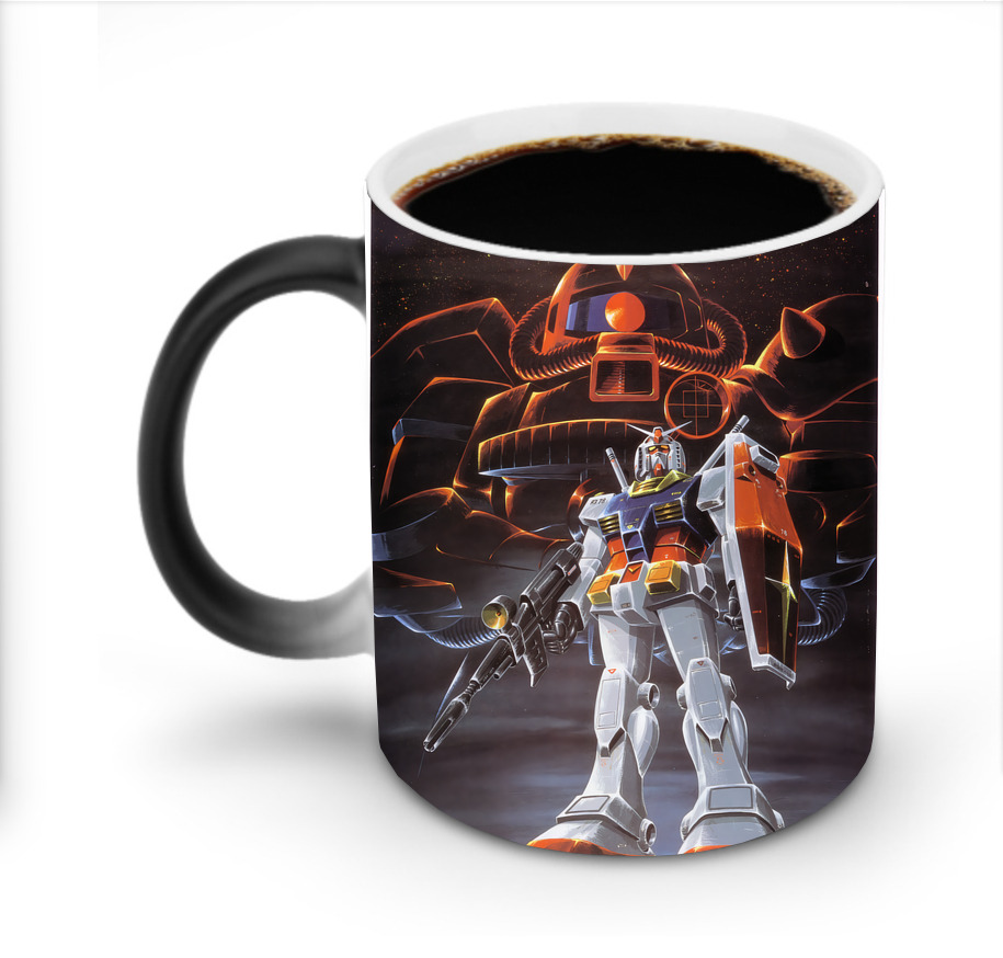 （画像用） 機動戦士ガンダム Mobile Suit Gundam 温度変色マグカップ