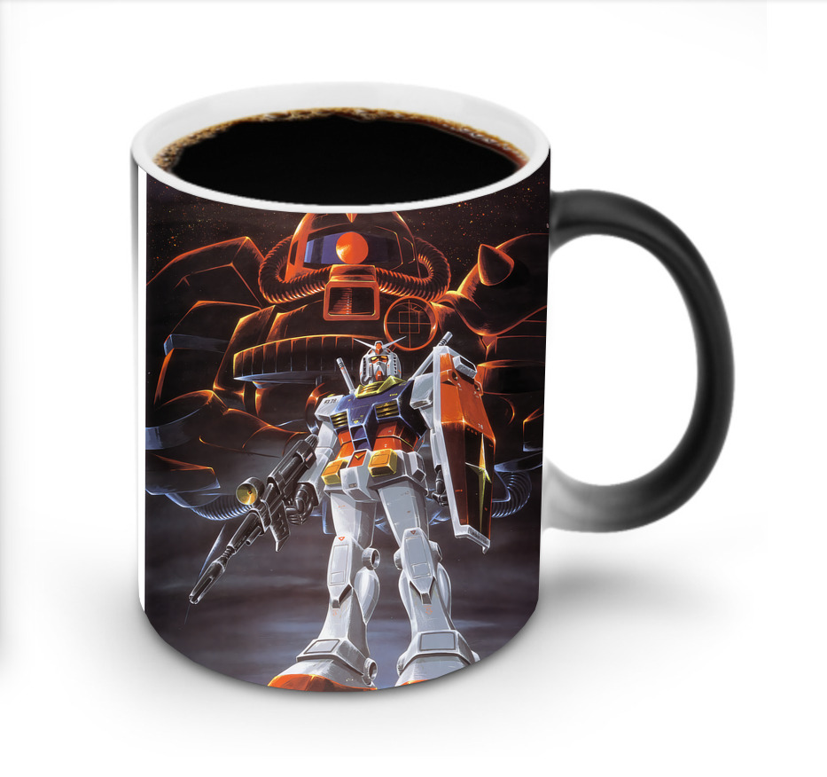 （画像用） 機動戦士ガンダム Mobile Suit Gundam 温度変色マグカップ