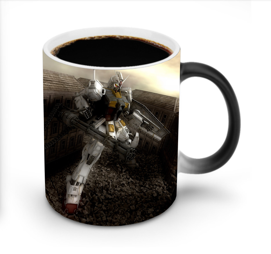 （画像用） 機動戦士ガンダム Mobile Suit Gundam 温度変色マグカップ