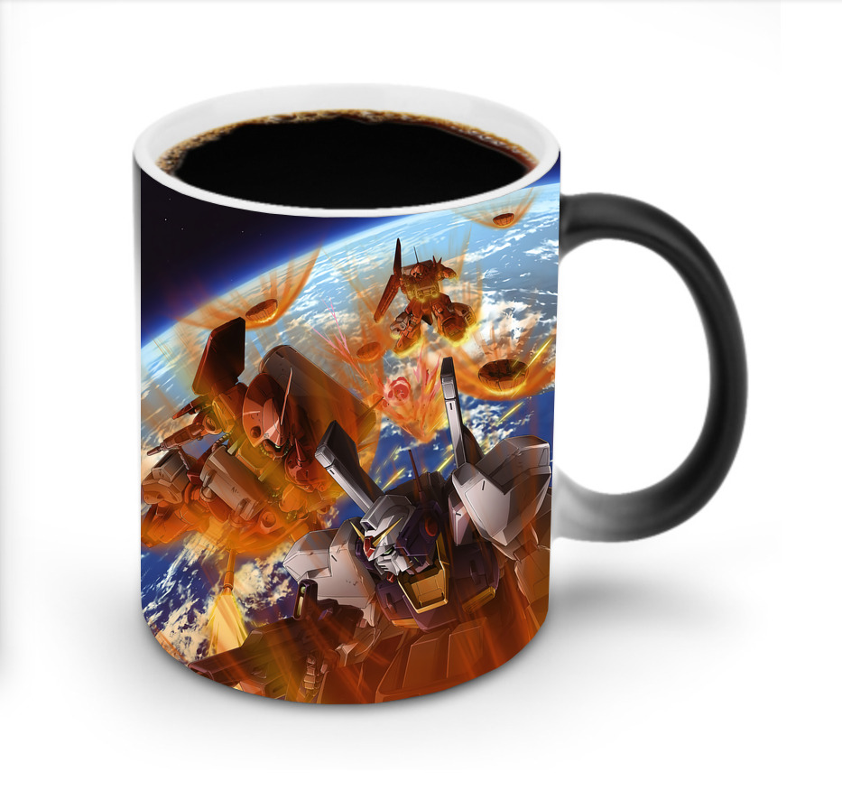 （画像用） 機動戦士ガンダム Mobile Suit Gundam 温度変色マグカップ