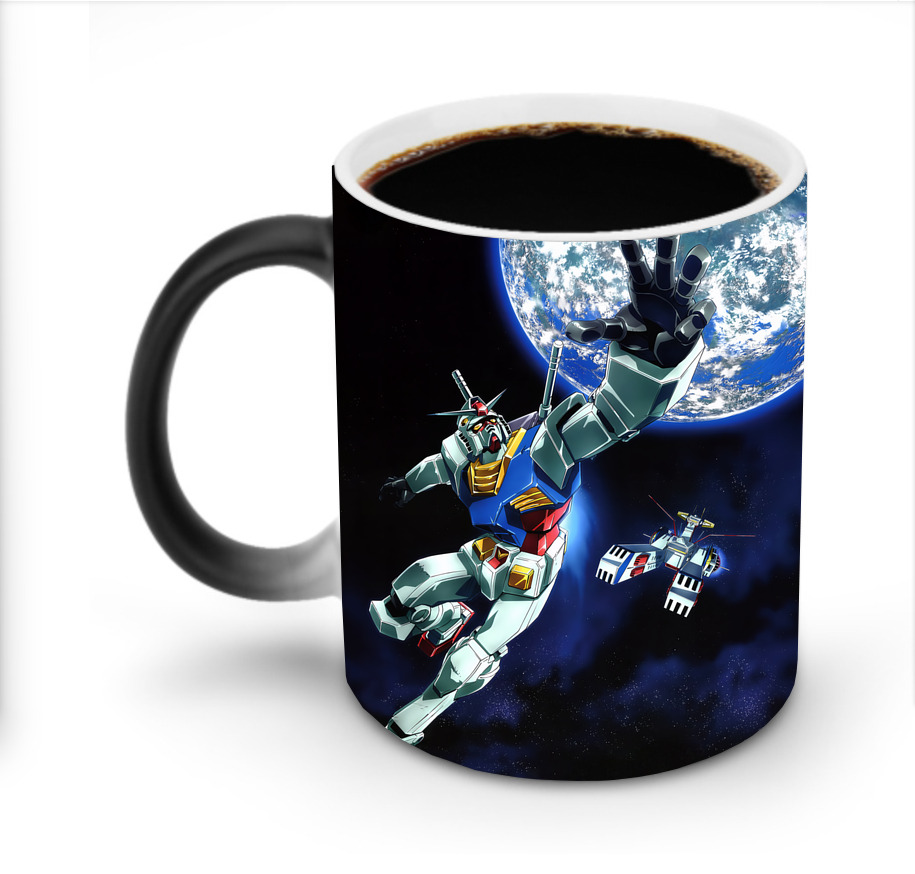 （画像用） 機動戦士ガンダム Mobile Suit Gundam 温度変色マグカップ