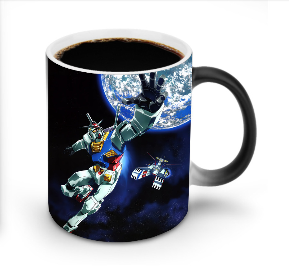 （画像用） 機動戦士ガンダム Mobile Suit Gundam 温度変色マグカップ