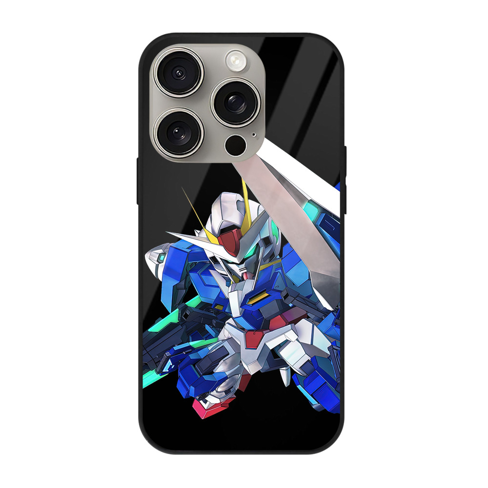（画像用） 機動戦士ガンダム Mobile Suit Gundam 【iPhone15Pro対応】スマホケース 耐衝撃＆黄変防止 背面ガラス