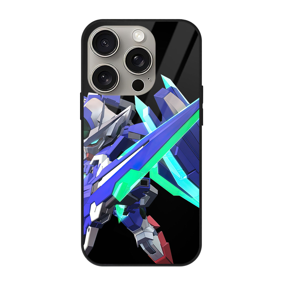 （画像用） 機動戦士ガンダム Mobile Suit Gundam 【iPhone15Pro対応】スマホケース 耐衝撃＆黄変防止 背面ガラス