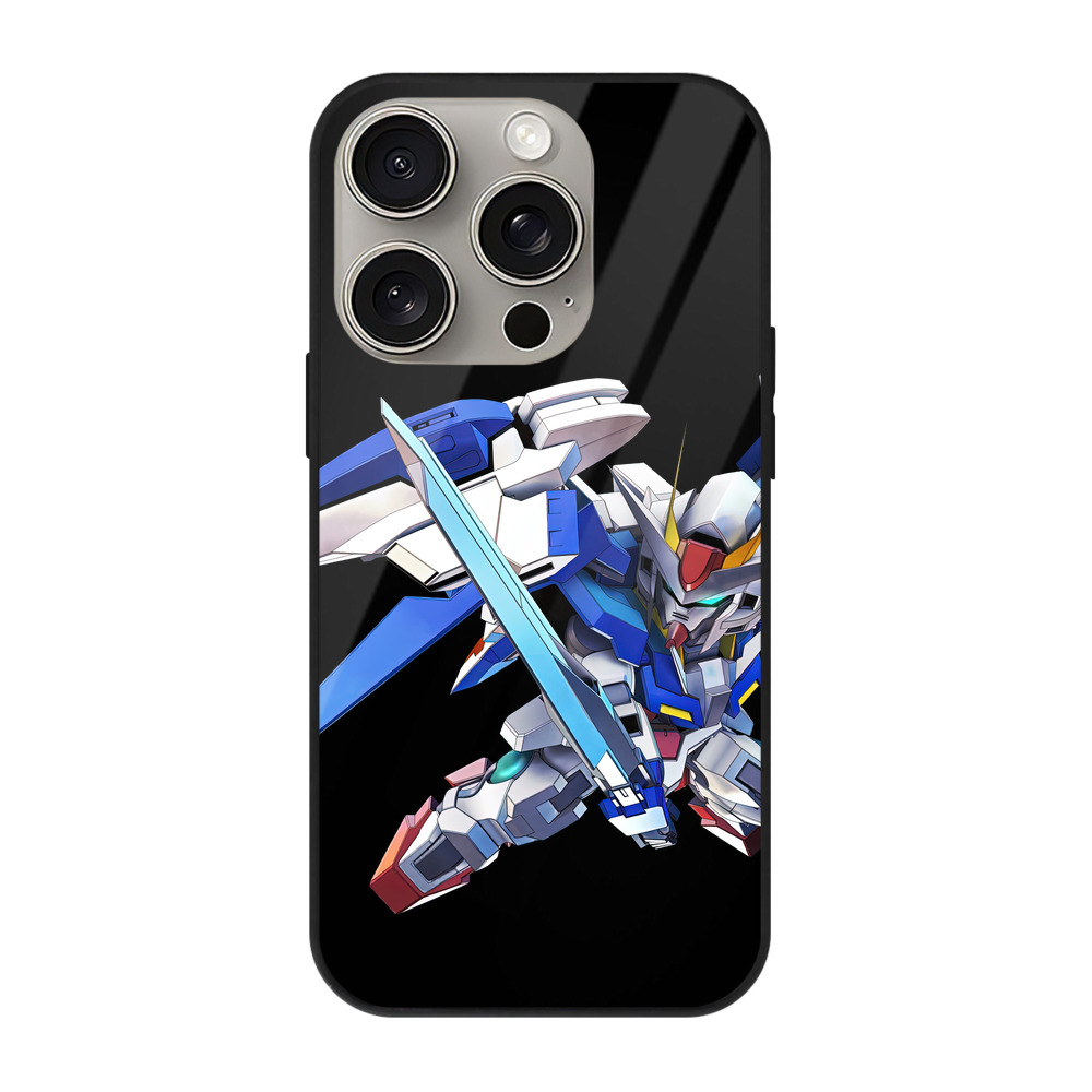 （画像用） 機動戦士ガンダム Mobile Suit Gundam 【iPhone15Pro対応】スマホケース 耐衝撃＆黄変防止 背面ガラス