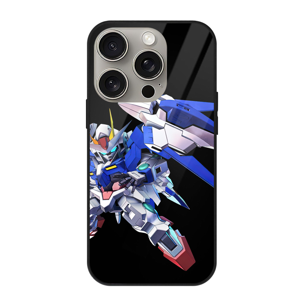（画像用） 機動戦士ガンダム Mobile Suit Gundam 【iPhone15Pro対応】スマホケース 耐衝撃＆黄変防止 背面ガラス