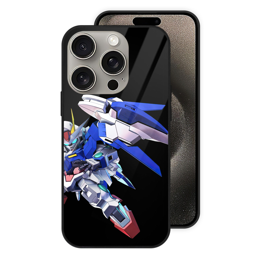 （画像用） 機動戦士ガンダム Mobile Suit Gundam 【iPhone15Pro対応】スマホケース 耐衝撃＆黄変防止 背面ガラス