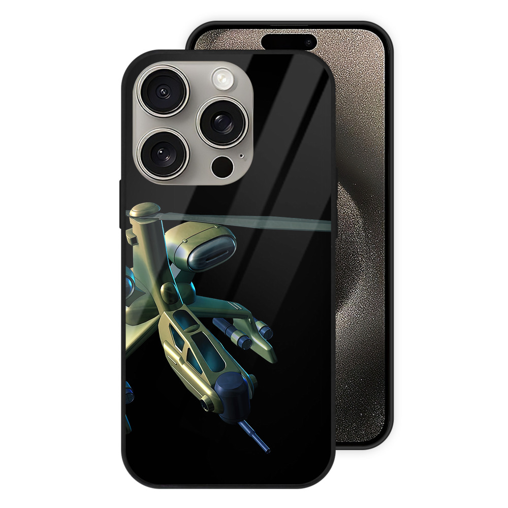 （画像用） 機動戦士ガンダム Mobile Suit Gundam 【iPhone15Pro対応】スマホケース 耐衝撃＆黄変防止 背面ガラス