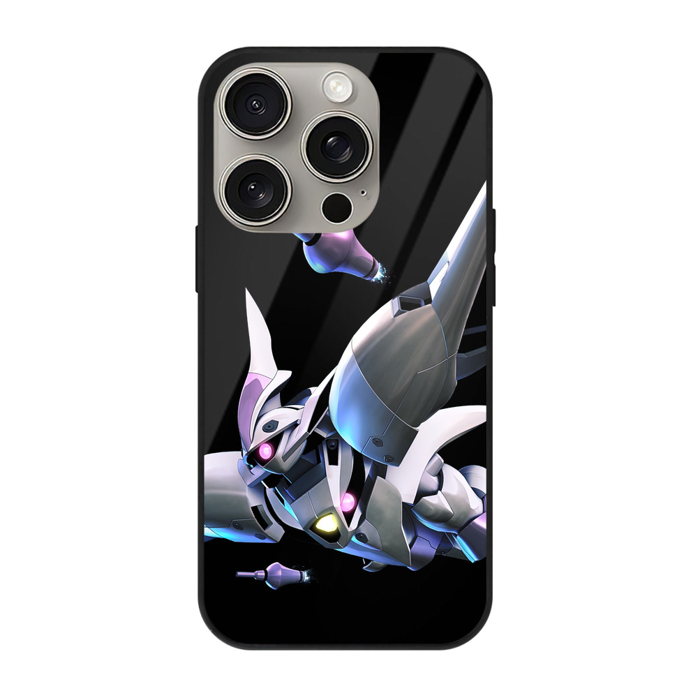 （画像用） 機動戦士ガンダム Mobile Suit Gundam 【iPhone15Pro対応】スマホケース 耐衝撃＆黄変防止 背面ガラス