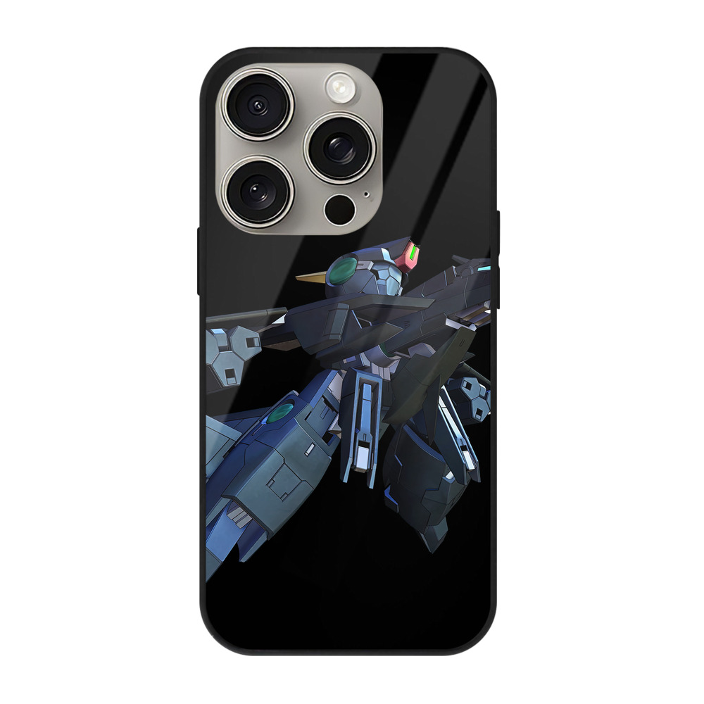 （画像用） 機動戦士ガンダム Mobile Suit Gundam 【iPhone15Pro対応】スマホケース 耐衝撃＆黄変防止 背面ガラス