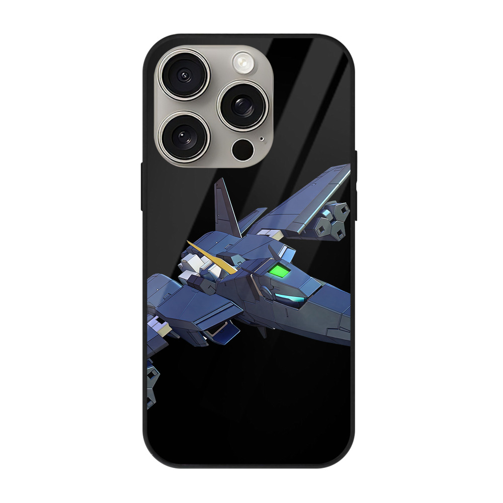 （画像用） 機動戦士ガンダム Mobile Suit Gundam 【iPhone15Pro対応】スマホケース 耐衝撃＆黄変防止 背面ガラス