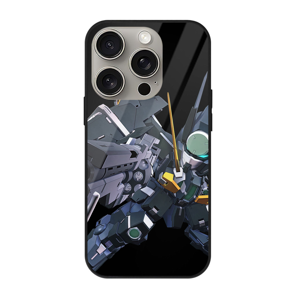 （画像用） 機動戦士ガンダム Mobile Suit Gundam 【iPhone15Pro対応】スマホケース 耐衝撃＆黄変防止 背面ガラス