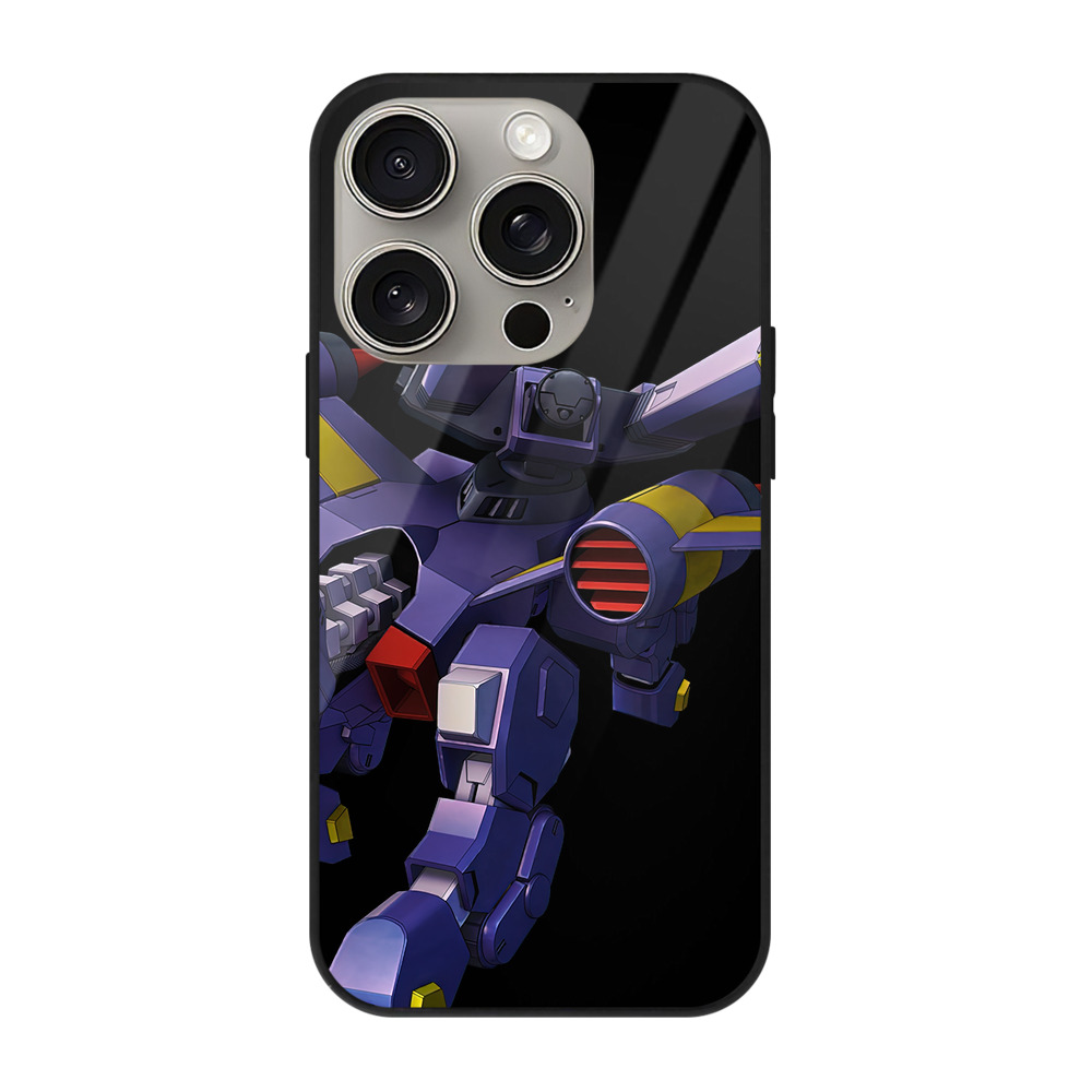 （画像用） 機動戦士ガンダム Mobile Suit Gundam 【iPhone15Pro対応】スマホケース 耐衝撃＆黄変防止 背面ガラス