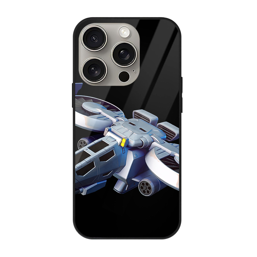（画像用） 機動戦士ガンダム Mobile Suit Gundam 【iPhone15Pro対応】スマホケース 耐衝撃＆黄変防止 背面ガラス