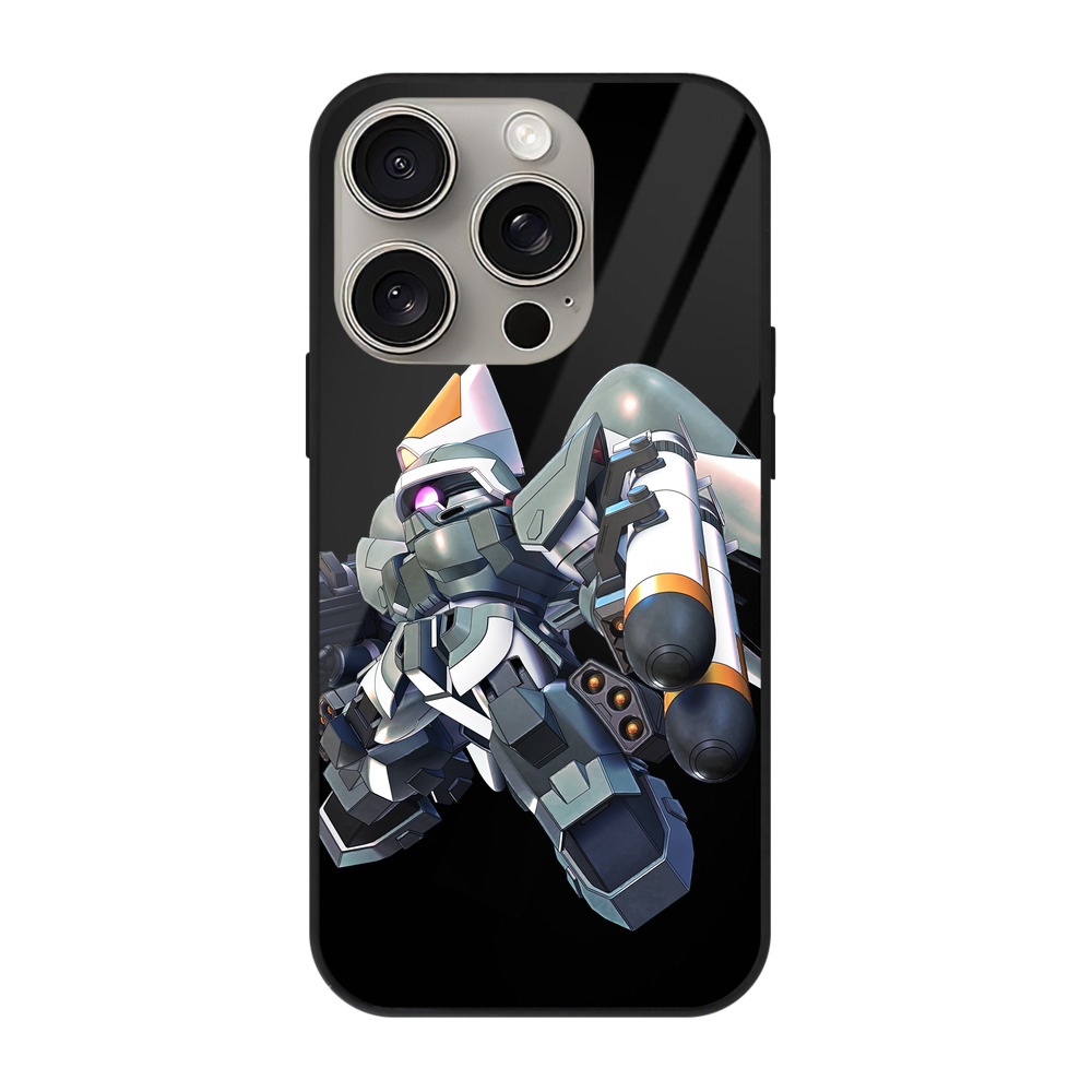 （画像用） 機動戦士ガンダム Mobile Suit Gundam 【iPhone15Pro対応】スマホケース 耐衝撃＆黄変防止 背面ガラス