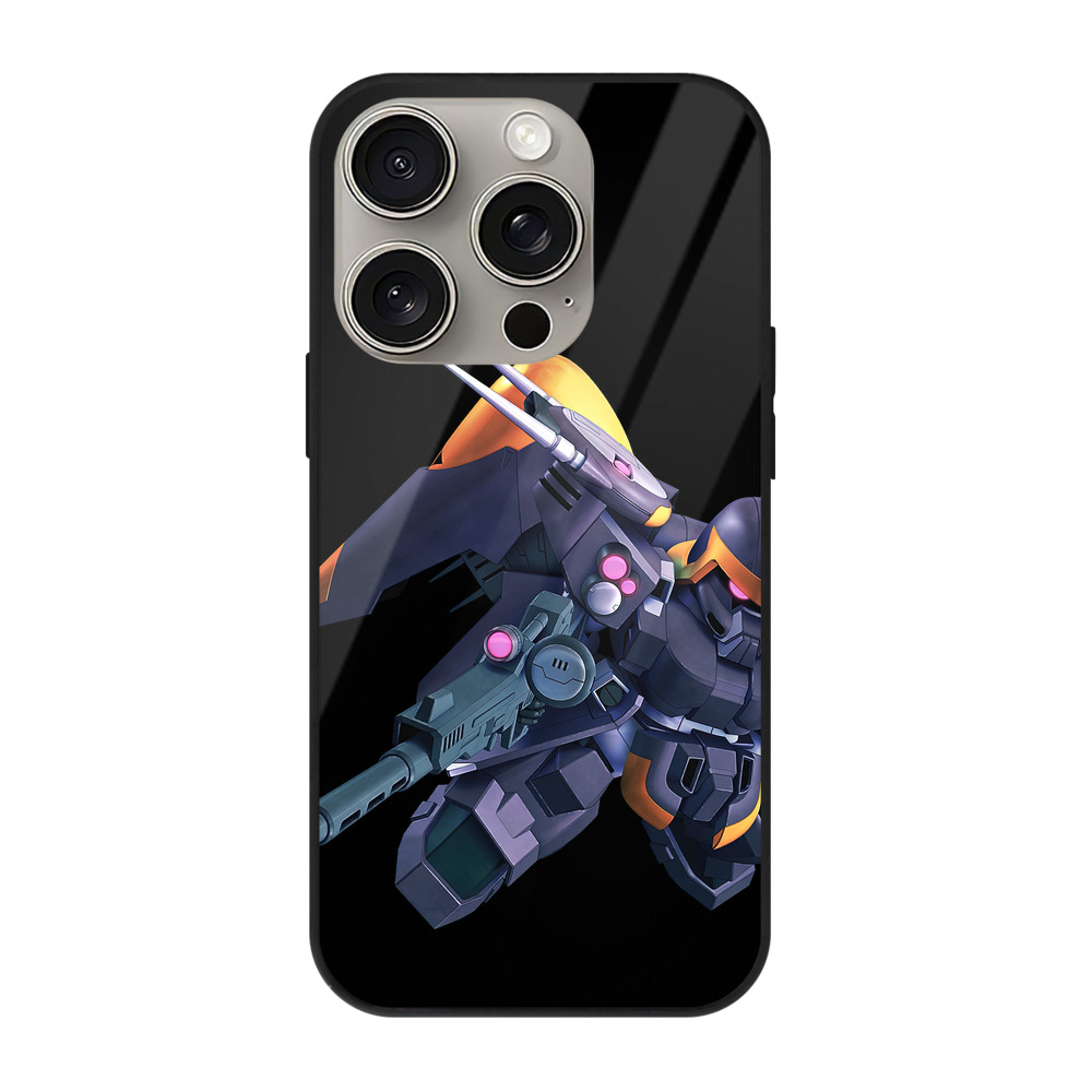 （画像用） 機動戦士ガンダム Mobile Suit Gundam 【iPhone15Pro対応】スマホケース 耐衝撃＆黄変防止 背面ガラス