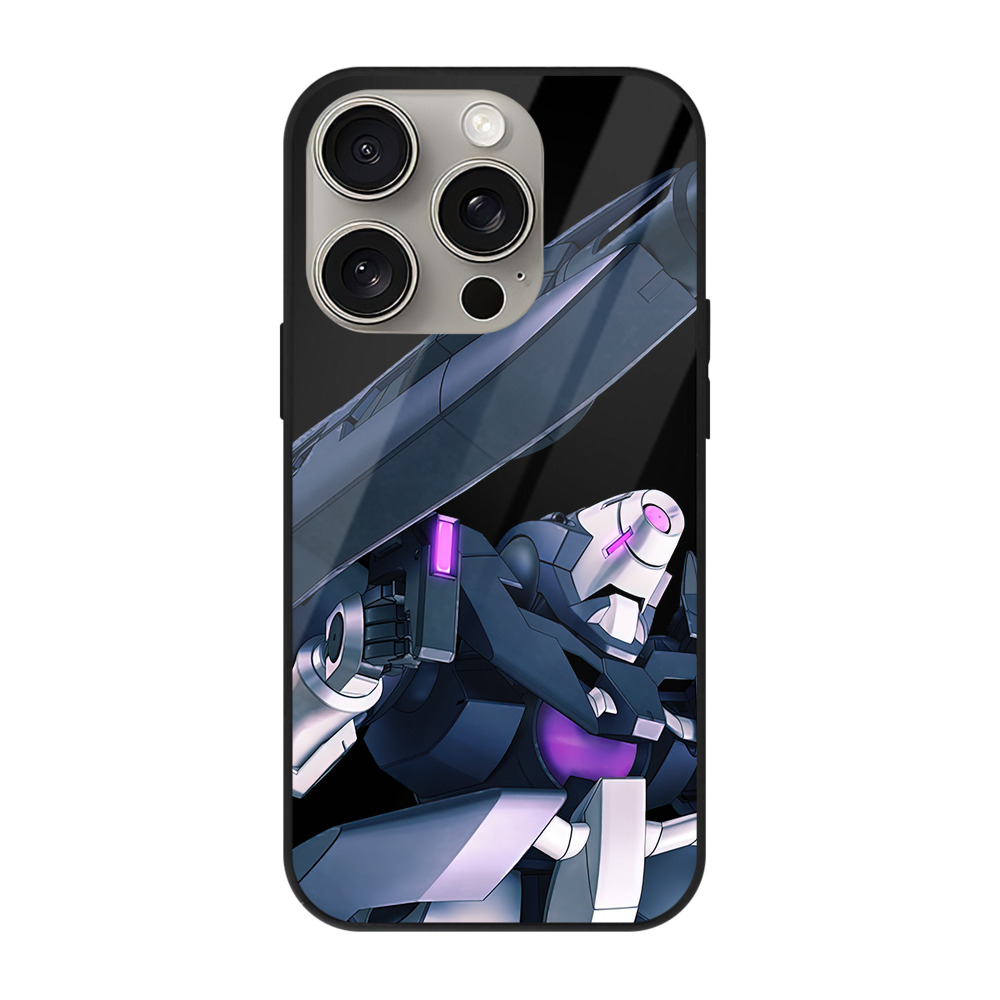 （画像用） 機動戦士ガンダム Mobile Suit Gundam 【iPhone15Pro対応】スマホケース 耐衝撃＆黄変防止 背面ガラス