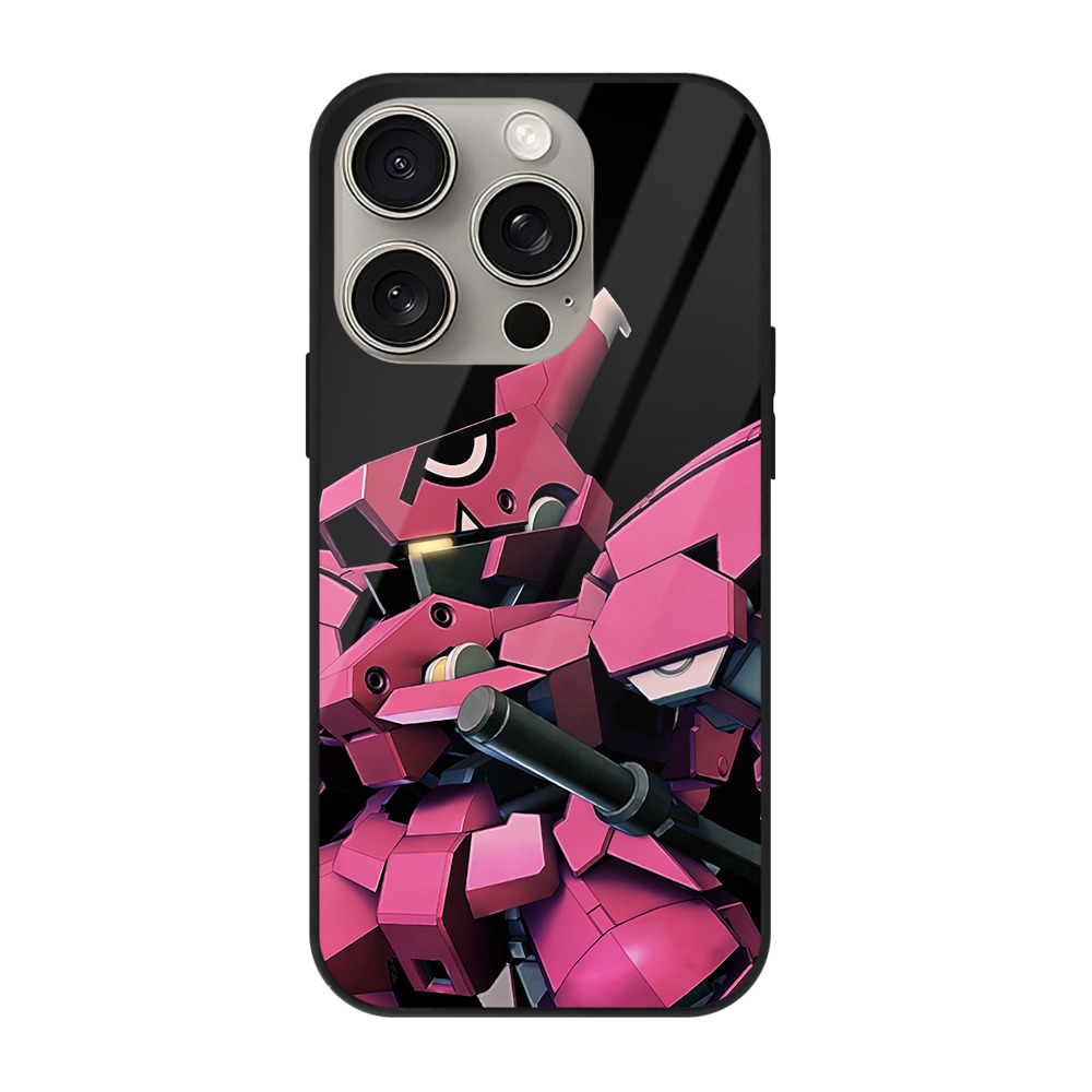 （画像用） 機動戦士ガンダム Mobile Suit Gundam 【iPhone15Pro対応】スマホケース 耐衝撃＆黄変防止 背面ガラス