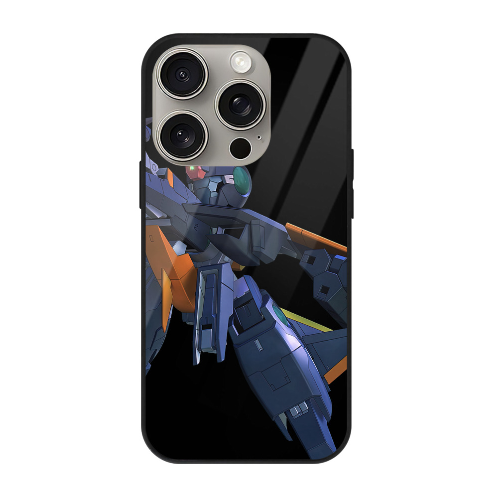 （画像用） 機動戦士ガンダム Mobile Suit Gundam 【iPhone15Pro対応】スマホケース 耐衝撃＆黄変防止 背面ガラス