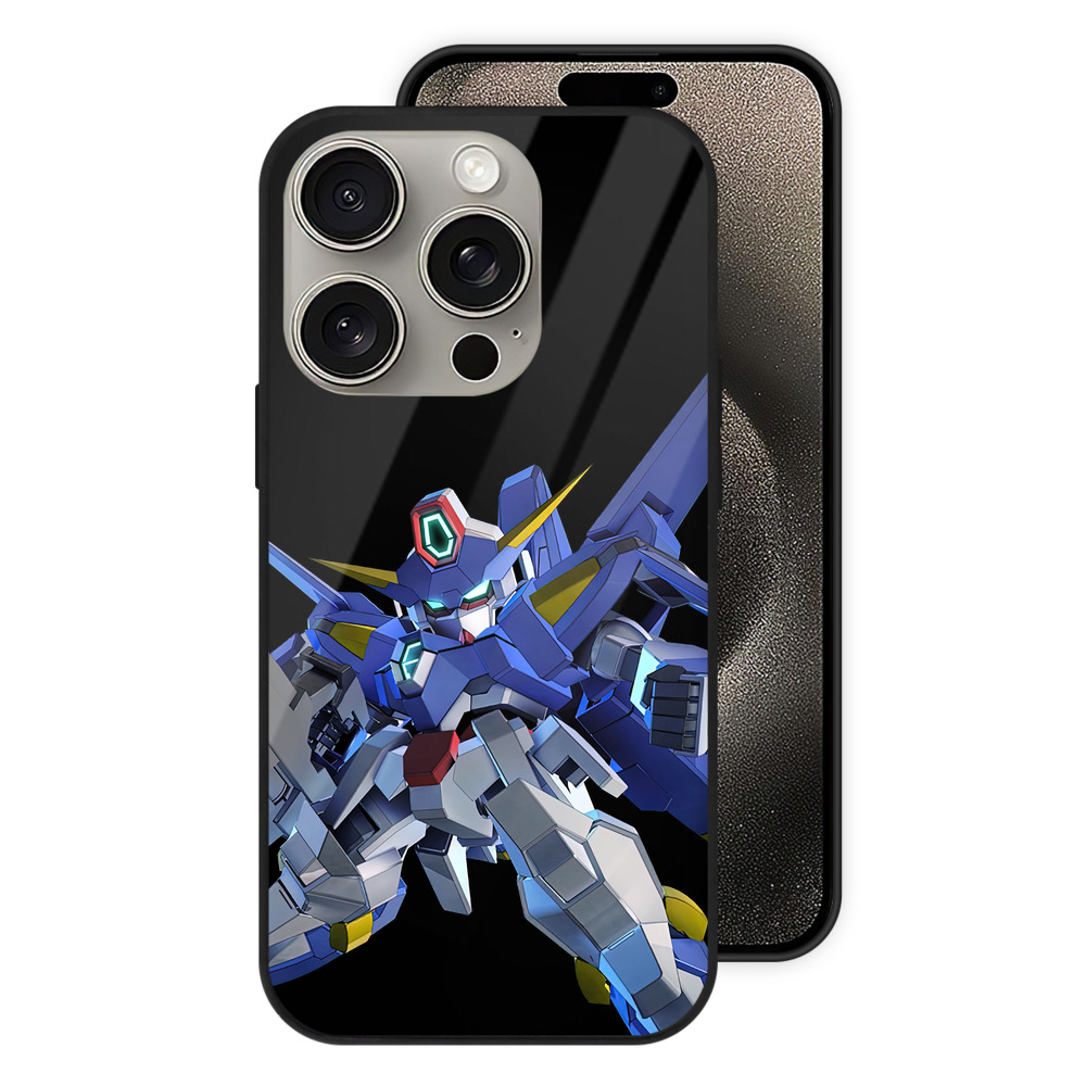 （画像用） 機動戦士ガンダム Mobile Suit Gundam 【iPhone15Pro対応】スマホケース 耐衝撃＆黄変防止 背面ガラス