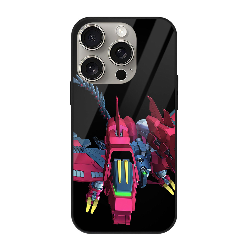 （画像用） 機動戦士ガンダム Mobile Suit Gundam 【iPhone15Pro対応】スマホケース 耐衝撃＆黄変防止 背面ガラス