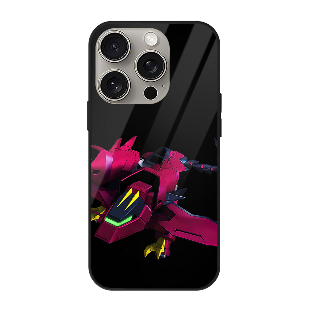 （画像用） 機動戦士ガンダム Mobile Suit Gundam 【iPhone15Pro対応】スマホケース 耐衝撃＆黄変防止 背面ガラス