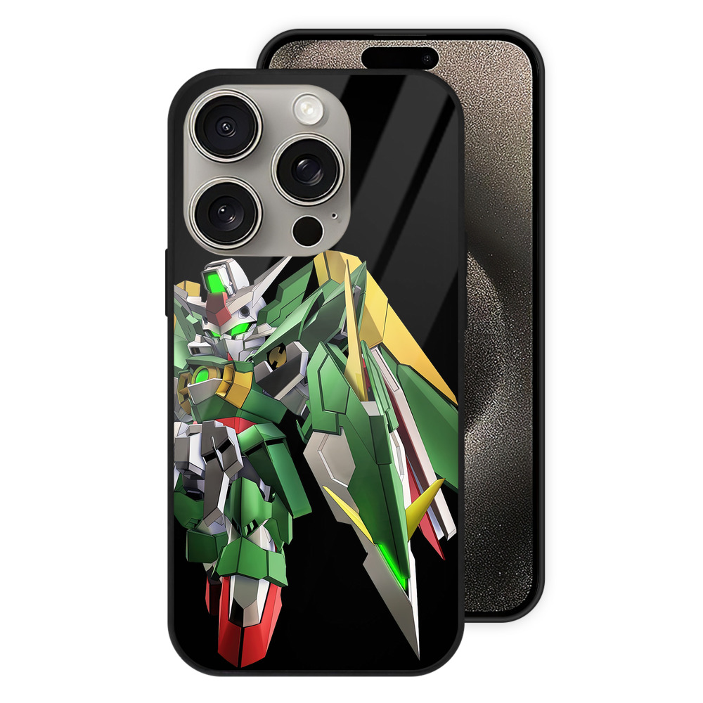 （画像用） 機動戦士ガンダム Mobile Suit Gundam 【iPhone15Pro対応】スマホケース 耐衝撃＆黄変防止 背面ガラス