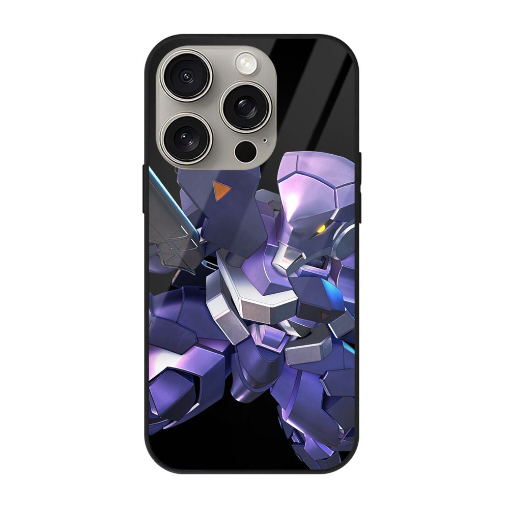 （画像用） 機動戦士ガンダム Mobile Suit Gundam 【iPhone15Pro対応】スマホケース 耐衝撃＆黄変防止 背面ガラス