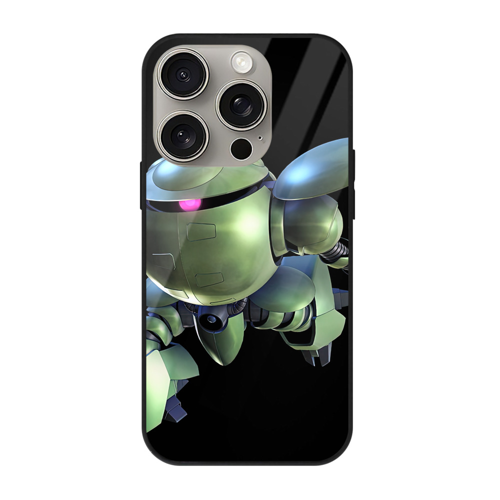 （画像用） 機動戦士ガンダム Mobile Suit Gundam 【iPhone15Pro対応】スマホケース 耐衝撃＆黄変防止 背面ガラス