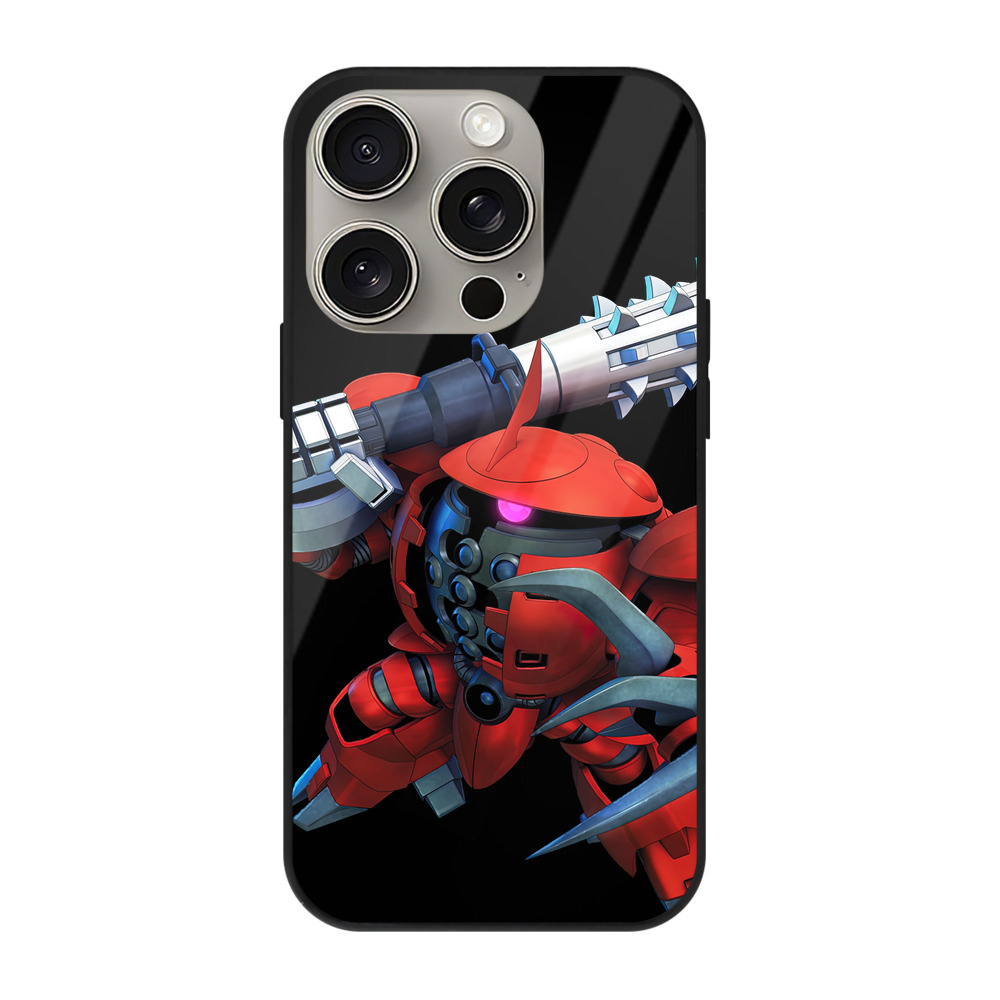 （画像用） 機動戦士ガンダム Mobile Suit Gundam 【iPhone15Pro対応】スマホケース 耐衝撃＆黄変防止 背面ガラス