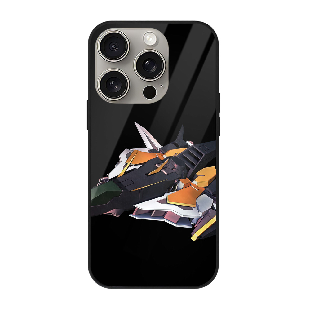 （画像用） 機動戦士ガンダム Mobile Suit Gundam 【iPhone15Pro対応】スマホケース 耐衝撃＆黄変防止 背面ガラス